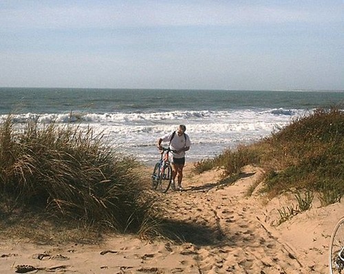 Mer soleil cote Ouest piste cyclable