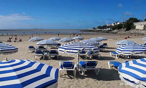 plage pontaillac mer vacances ancv sable soleil